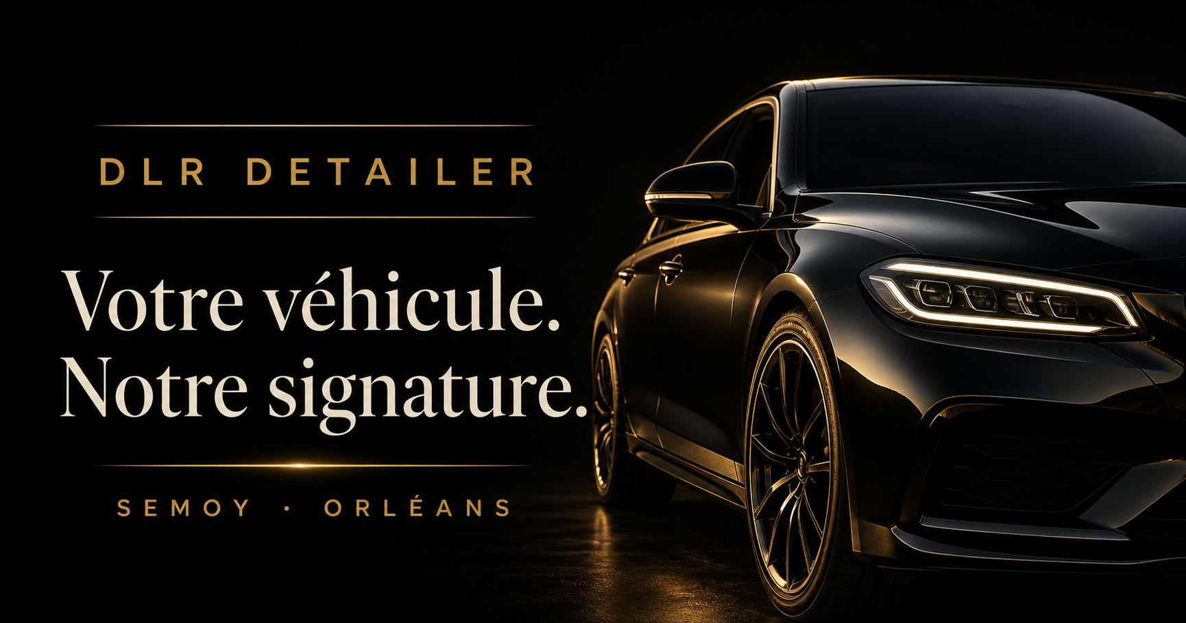 DLR Detailer — Votre véhicule. Notre signature. Semoy, Orléans.